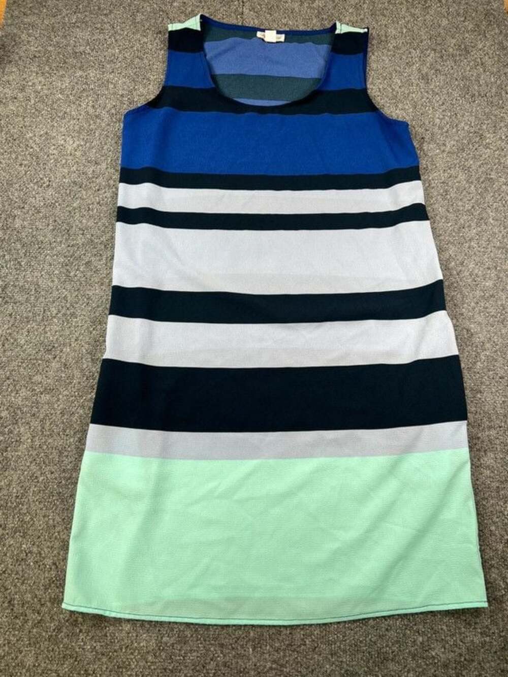Jaclyn Smith color block shift dress size medium B95